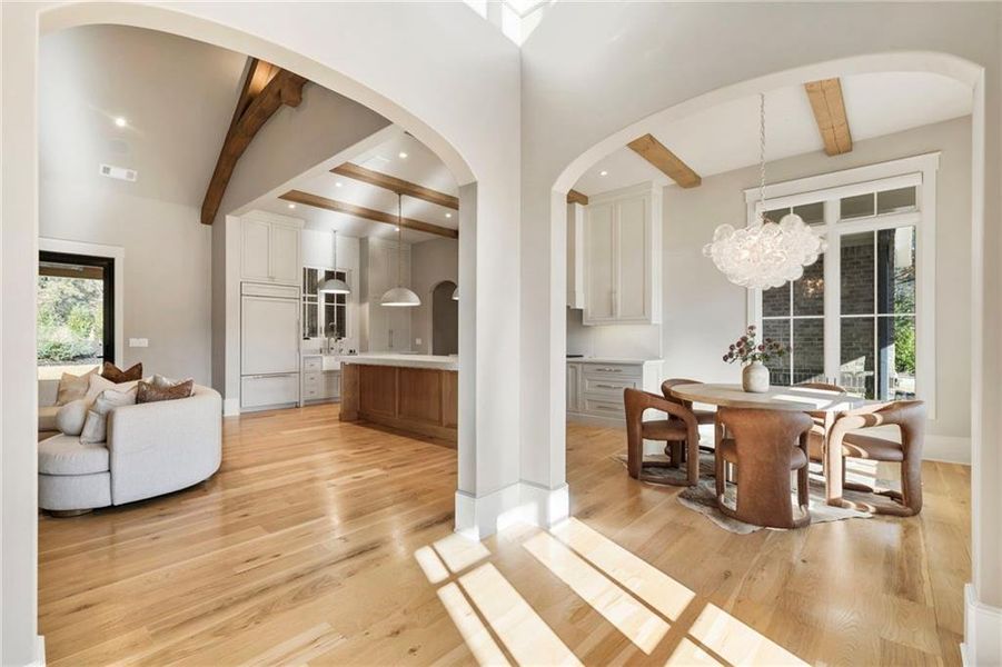 Furnished interior view inside a new home in , Alpharetta (Image 8).