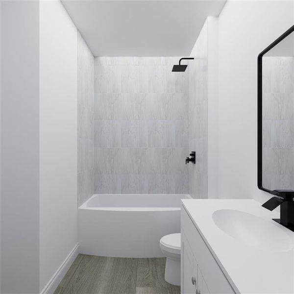 Furnished interior view inside a new home in , Citrus Springs (Image 16).