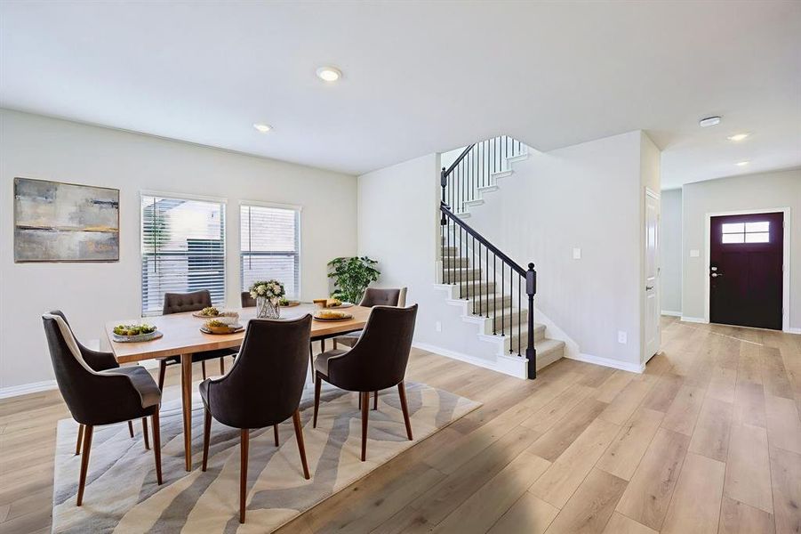Furnished interior view inside a new home in Stonehaven, Seagoville (Image 5).