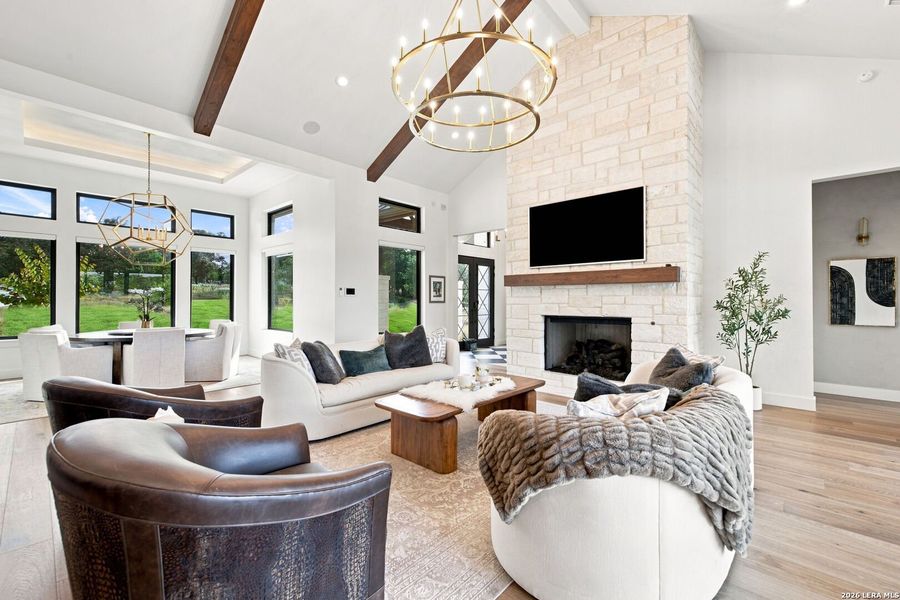 Furnished interior view inside a new home in , Boerne (Image 9).