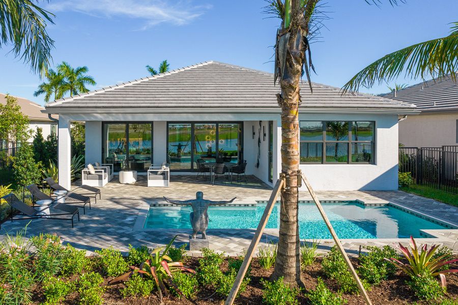 Representative exterior details of a home built from the Palazzo by GL Homes in Valencia Parc at Riverland, Port St. Lucie (Image 26).