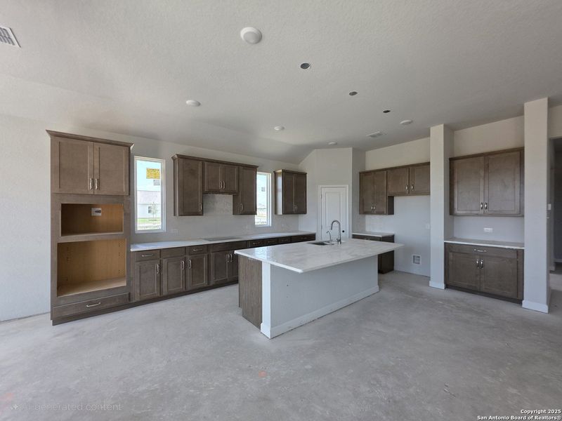 Furnished interior view inside a new home in The Heights at Saddlebrook Ranch 60's, Schertz (Image 6).