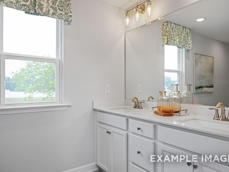 Furnished interior view inside a new home in Woodland Crossing, Zebulon (Image 28).