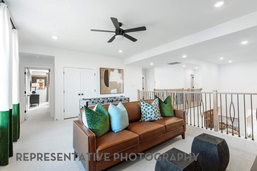Furnished interior view inside a new home in Parkside On The River, Georgetown (Image 34). Furnished interior view inside a new home in Parkside On The River, Georgetown (Image 34).