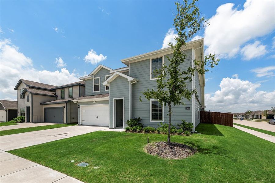 Front exterior of a new home in , Princeton, TX, highlighting curb appeal (Image 24).