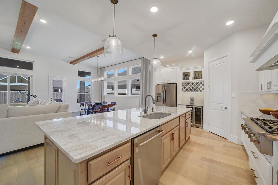 Furnished interior view inside a new home in , Cypress (Image 19).