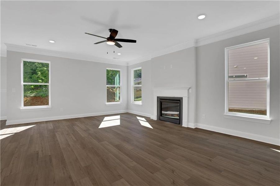 Spacious, unfurnished interior of a new home in Villas at Dawsonville, Dawsonville (Image 21).