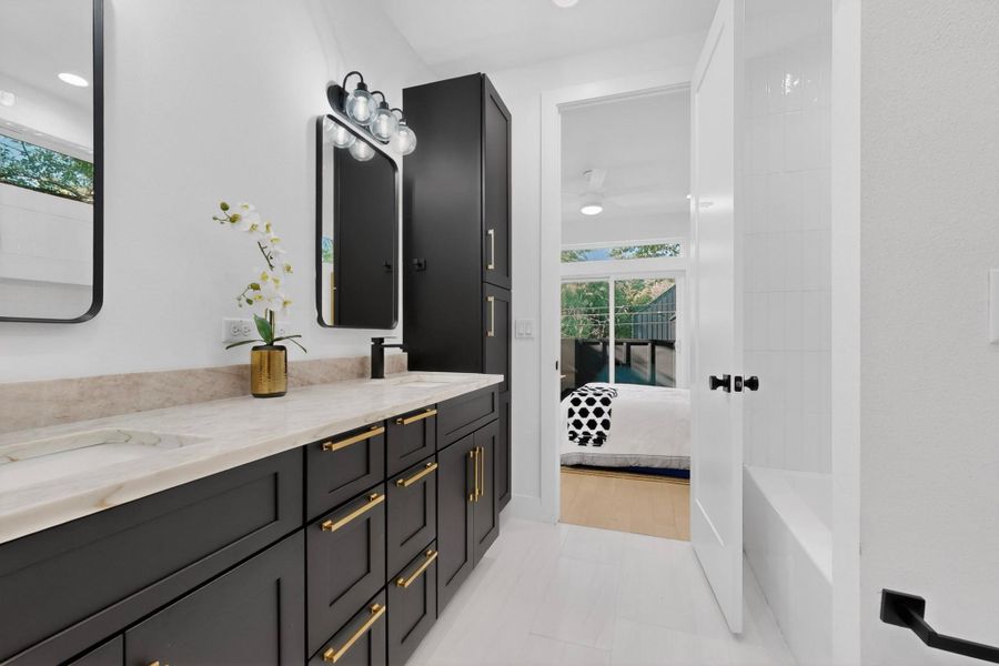 Furnished interior view inside a new home in , Austin (Image 11).