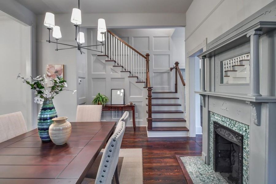 Furnished interior view inside a new home in , Atlanta (Image 11).