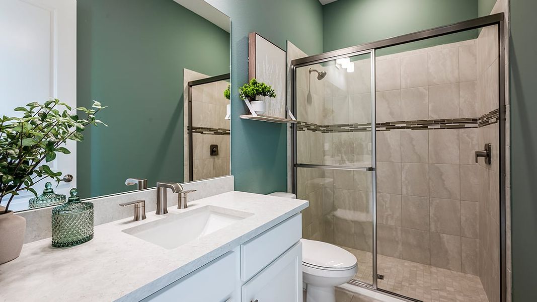 Representative furnished interior of a home built from the Pallazio by Taylor Morrison in Astor Creek Golf and Country Club, Port St. Lucie (Image 28).