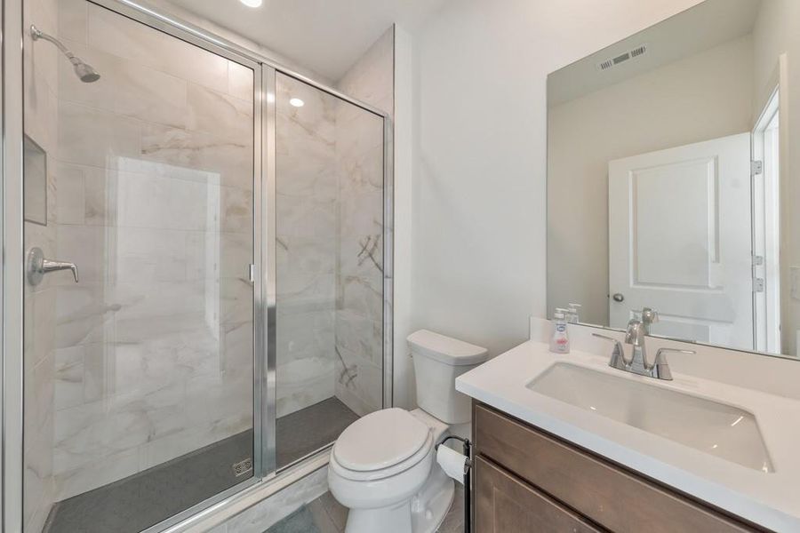 Furnished interior view inside a new home in , Woodstock (Image 39).