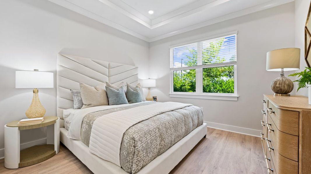 Representative furnished interior of a home built from the Verona by Taylor Morrison in Esplanade at Azario Lakewood Ranch, Lakewood Ranch (Image 9).