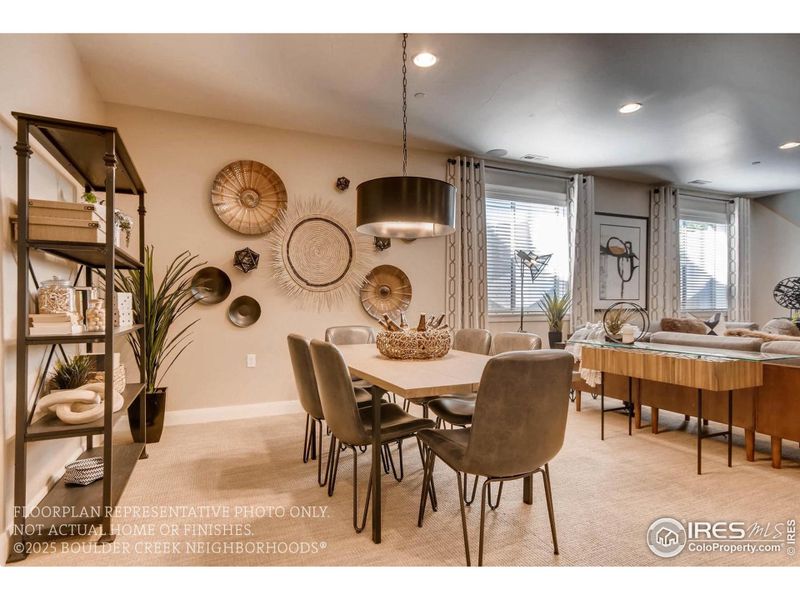 Furnished interior view inside a new home in , Broomfield (Image 21).
