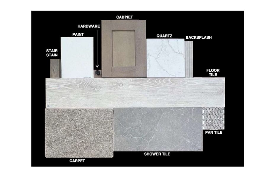 Sample of building materials used in homes in Harvest - Enchantment Series, Queen Creek (Image 3). Sample of building materials used in homes in Harvest - Enchantment Series, Queen Creek (Image 3).