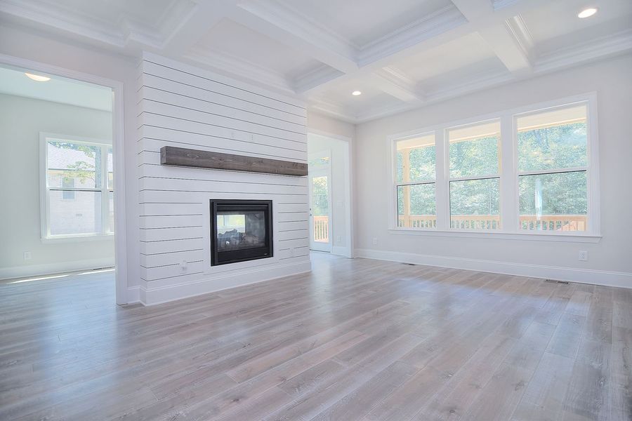 Representative unfurnished interior of a home built from the Davidson by Greybrook Homes in Harbor Watch, Statesville (Image 11).