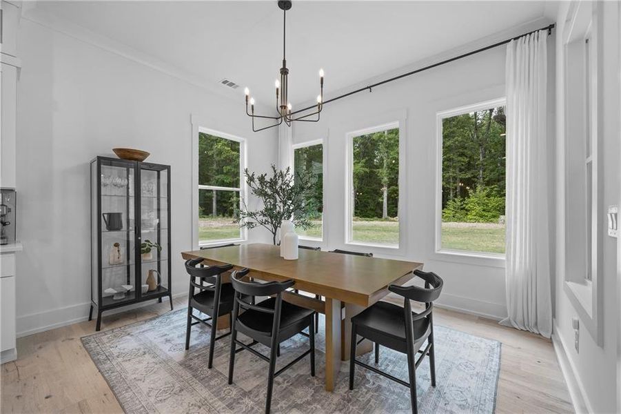 Furnished interior view inside a new home in , Hoschton (Image 18). Furnished interior view inside a new home in , Hoschton (Image 18).