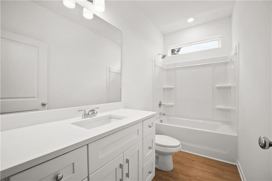 Furnished interior view inside a new home in , Atlanta (Image 11).