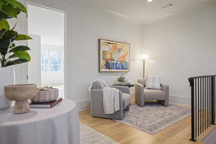 Furnished interior view inside a new home in , Atlanta (Image 36). Furnished interior view inside a new home in , Atlanta (Image 36).