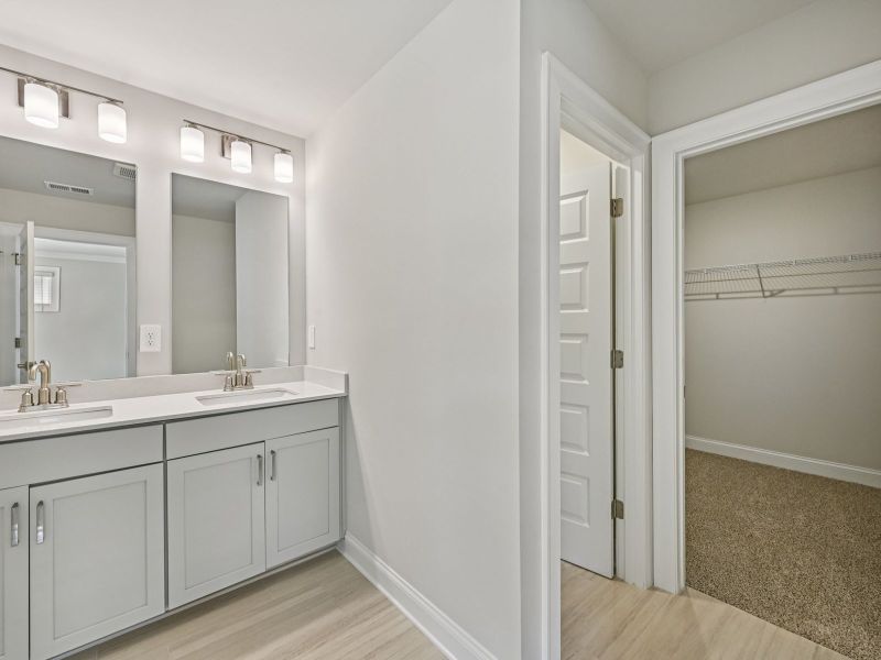 The Bayview floorplan with the Modern Rustic Harbor interior package.