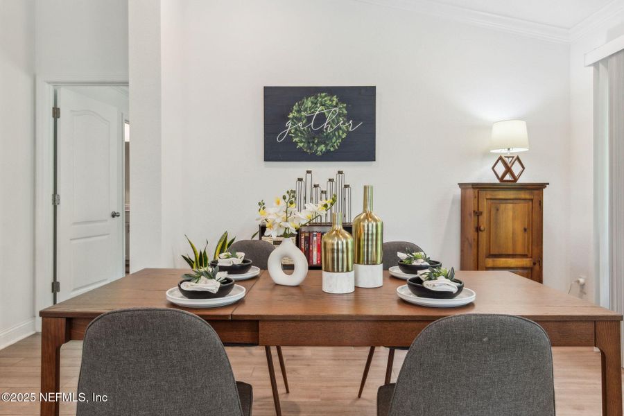 Furnished interior view inside a new home in Dorado at Entrada, St. Augustine (Image 14).