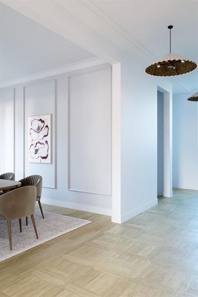 Furnished interior view inside a new home in , Dallas (Image 4).