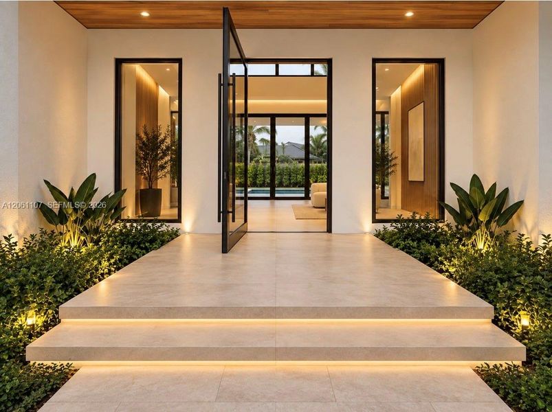 Exterior details and patio area of a home in , Cutler Bay (Image 3). Exterior details and patio area of a home in , Cutler Bay (Image 3).