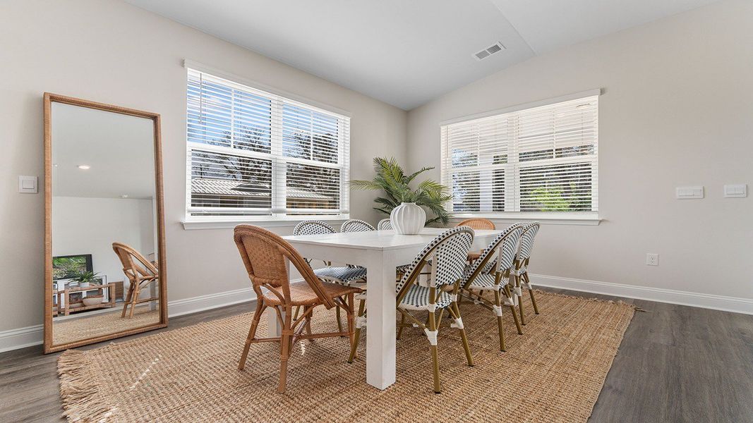 Furnished interior view inside a new home in The Bluffs at Mill Creek, Florence (Image 7).