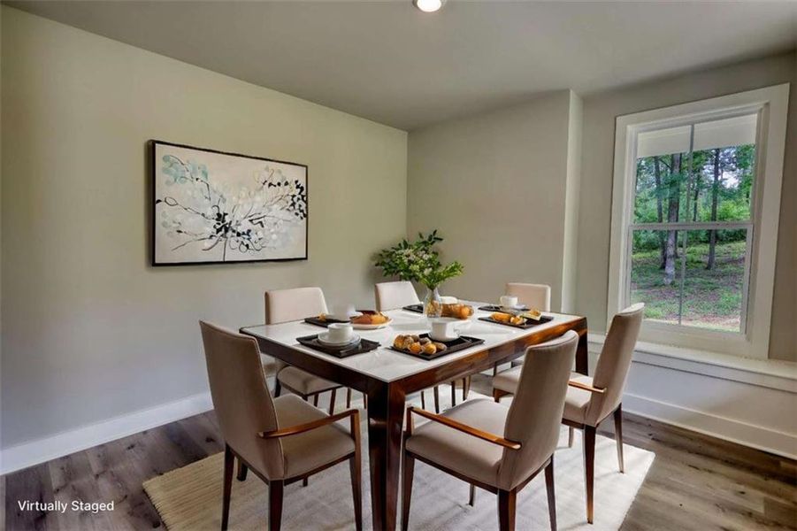 Furnished interior view inside a new home in , Monticello (Image 40).