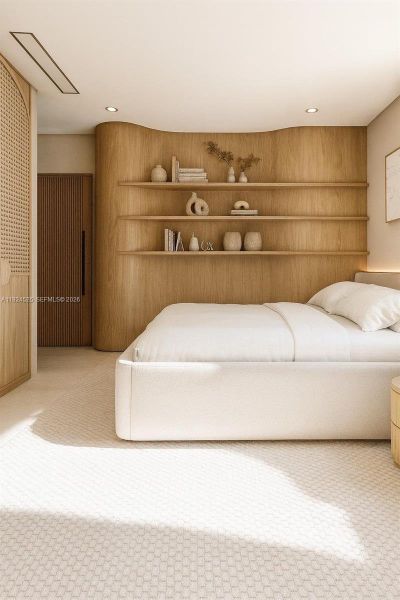 Furnished interior view inside a new home in , Hollywood (Image 16).