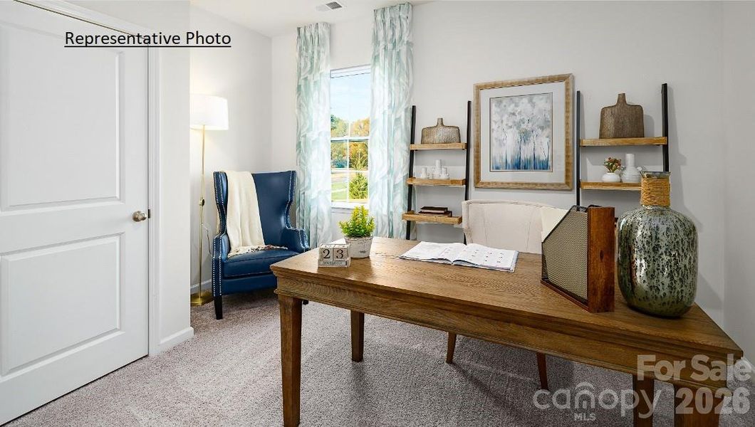 Furnished interior view inside a new home in The Hamptons at Hickory, Hickory (Image 27).