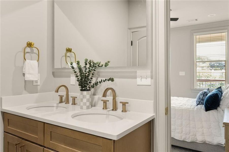 Close-up of interior finishes inside a home in , Atlanta (Image 20).