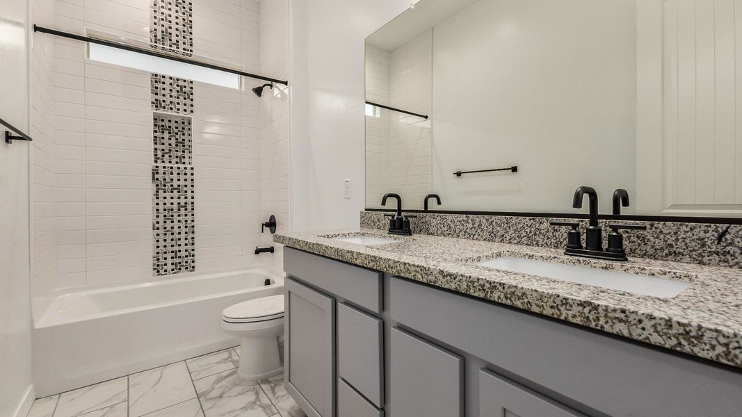 Furnished interior view inside a new home in Windrose, Waddell (Image 28). Furnished interior view inside a new home in Windrose, Waddell (Image 28).