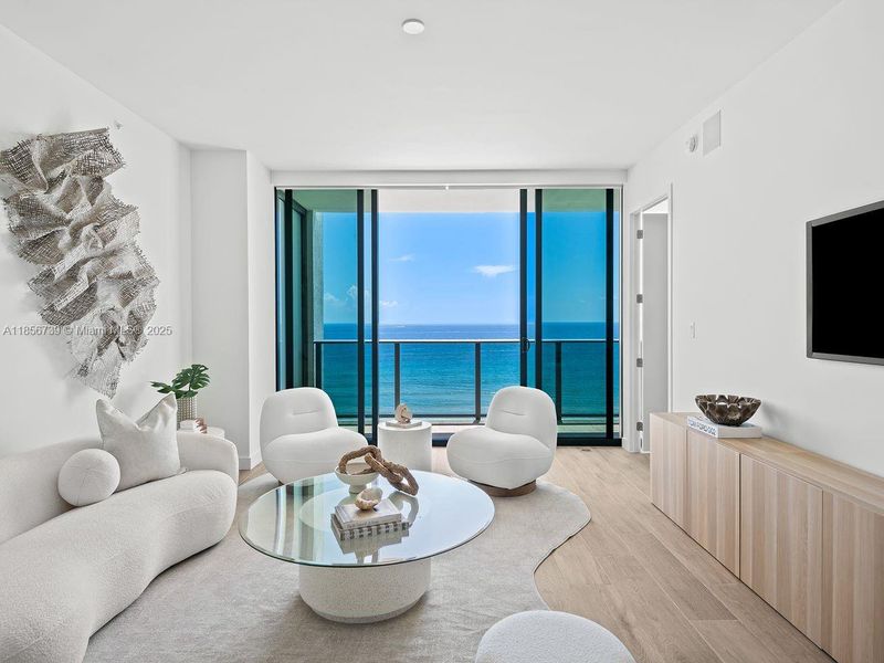 Furnished interior view inside a new home in Casamar, Pompano Beach (Image 27).