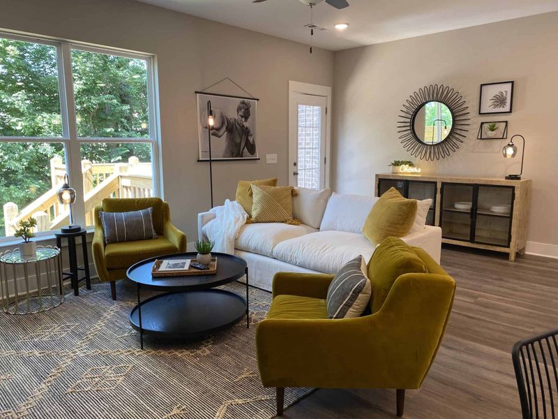 Furnished interior view inside a new home in The Grove at Kennesaw Farms, Gallatin (Image 10).