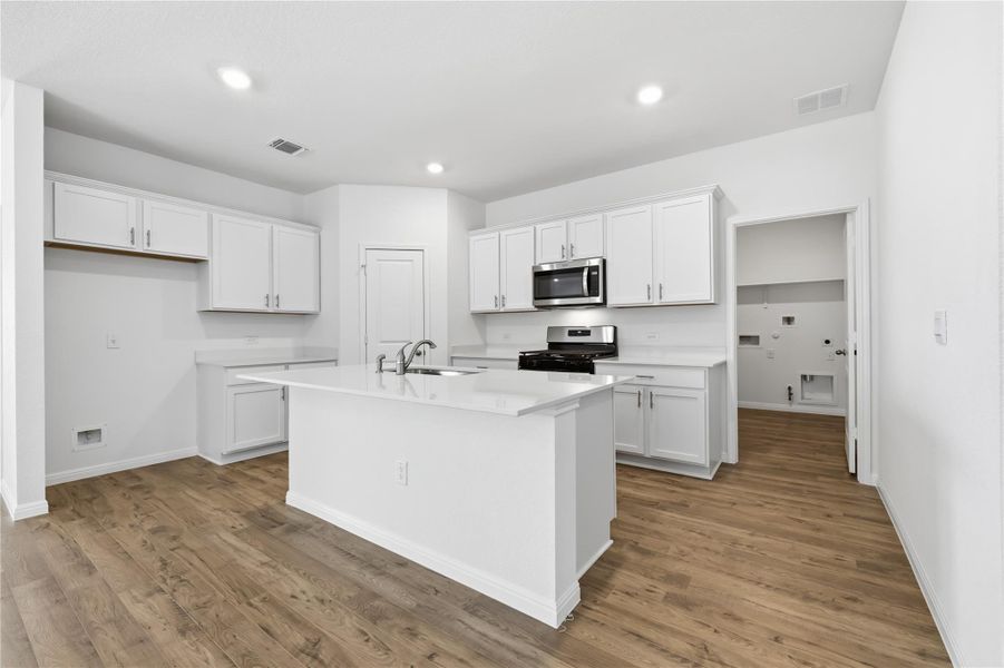 Furnished interior view inside a new home in Rosenbusch Ranch, Leander (Image 11).