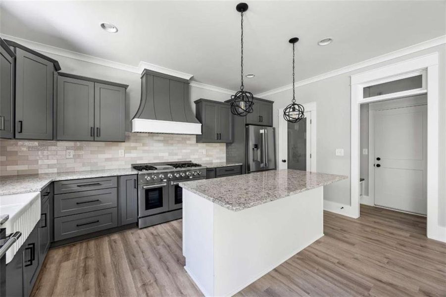 Furnished interior view inside a new home in , Monroe (Image 16).