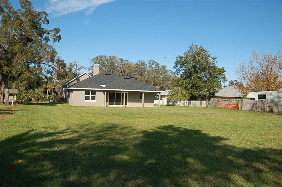 View from Rear Property Line