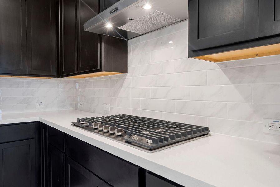 Close-up of interior finishes inside a home in The Trails 50', New Caney (Image 14).