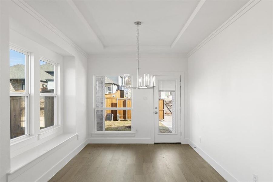 Spacious, unfurnished interior of a new home in Trails at Cottonwood Creek, Rowlett (Image 26). Spacious, unfurnished interior of a new home in Trails at Cottonwood Creek, Rowlett (Image 26).