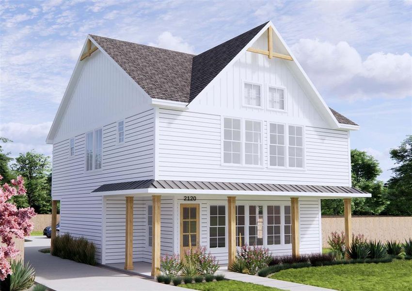 Front exterior of a new home in , Waco, TX, highlighting curb appeal (Image 5).