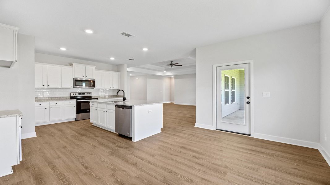 Representative unfurnished interior of a home built from the The Jasmine by D.R. Horton in Meadows at Rehwinkel, Crawfordville (Image 20).