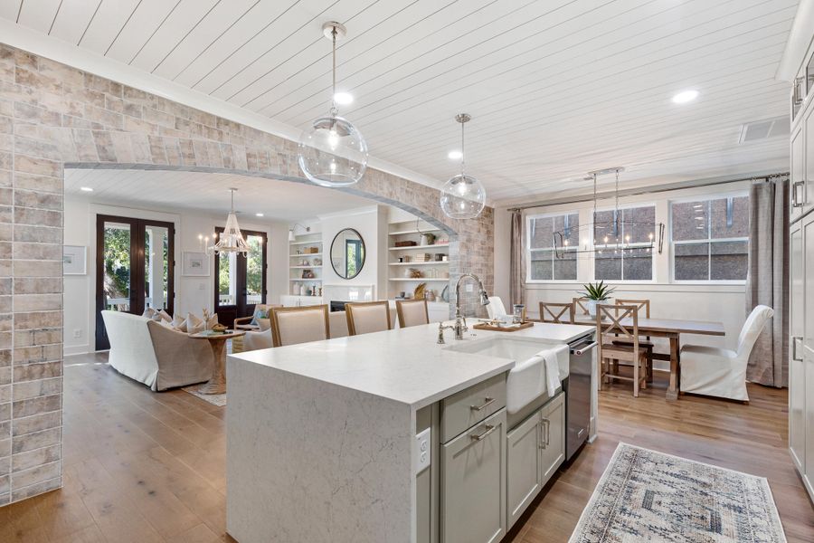 Furnished interior view inside a new home in Miller's Crossing, Johns Island (Image 49).