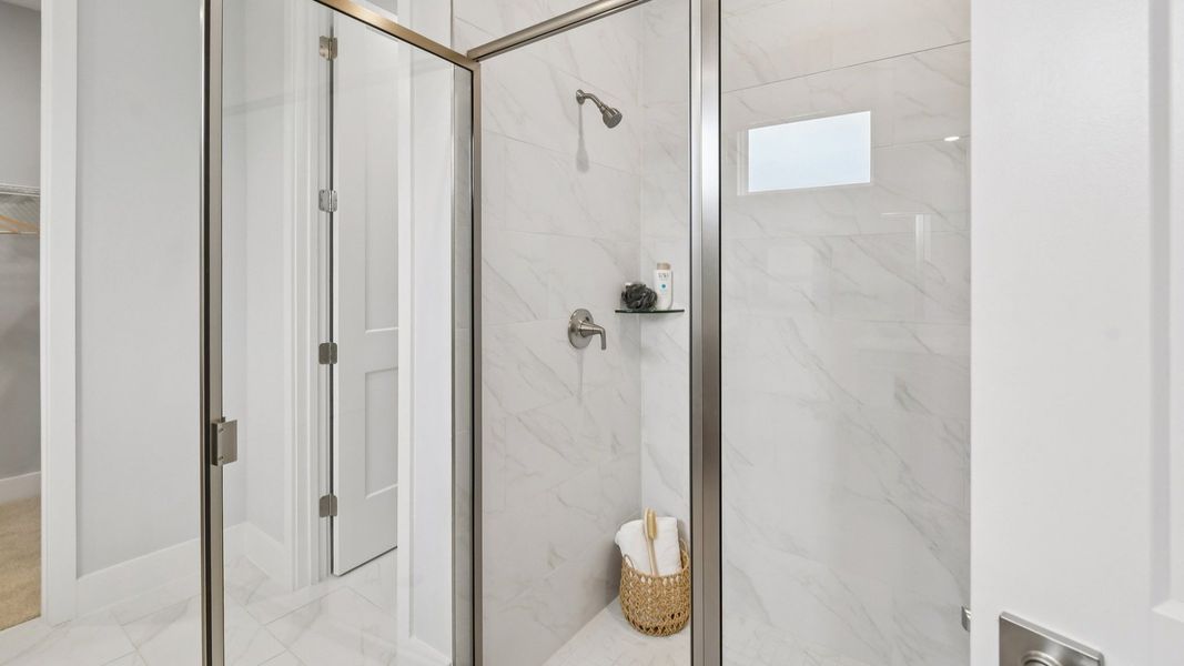 Primary En Suite Bath Water Closet in the Marigold Floor Plan at Haven at Diamond Springs