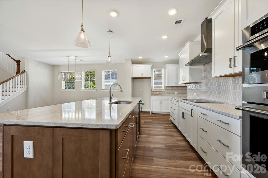 Furnished interior view inside a new home in The River District - Pioneer Collection, Charlotte (Image 9).