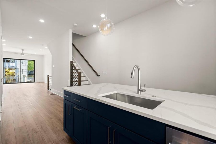 Furnished interior view inside a new home in , Alpharetta (Image 5).