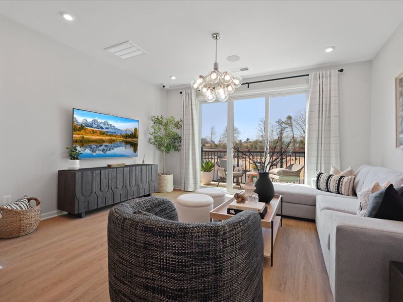 Representative furnished interior of a home built from the Merrill by Tri Pointe Homes in Southmont, Charlotte (Image 16). Representative furnished interior of a home built from the Merrill by Tri Pointe Homes in Southmont, Charlotte (Image 16).