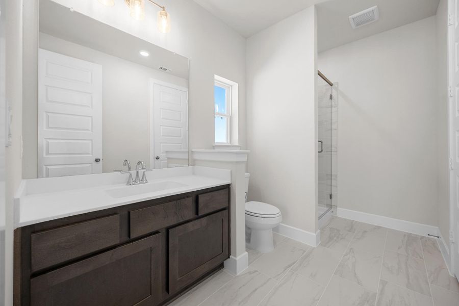 Furnished interior view inside a new home in Lariat, Liberty Hill (Image 7). Furnished interior view inside a new home in Lariat, Liberty Hill (Image 7).