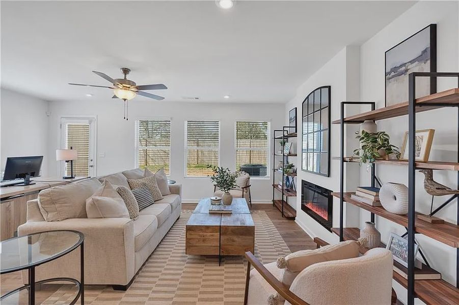 Furnished interior view inside a new home in Village Green, Adairsville (Image 11).