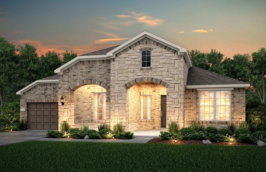 Representative exterior photo of a completed home built from the Reverence by Del Webb in Sun City Texas, Georgetown, TX (Image 23).