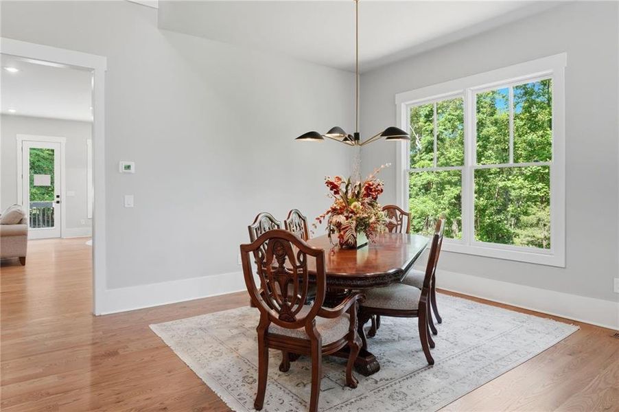 Furnished interior view inside a new home in , Canton (Image 46).